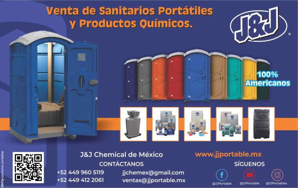 Sale of portable toilets and chemical products. 100% American made.