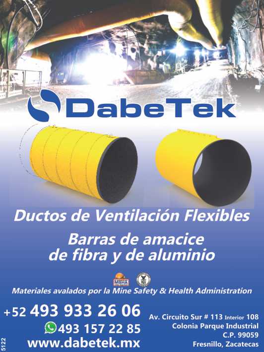 Flexible Ventilation Ducts Fiberglass and aluminum rods Materials approved by the Mine Safety & Health Administration