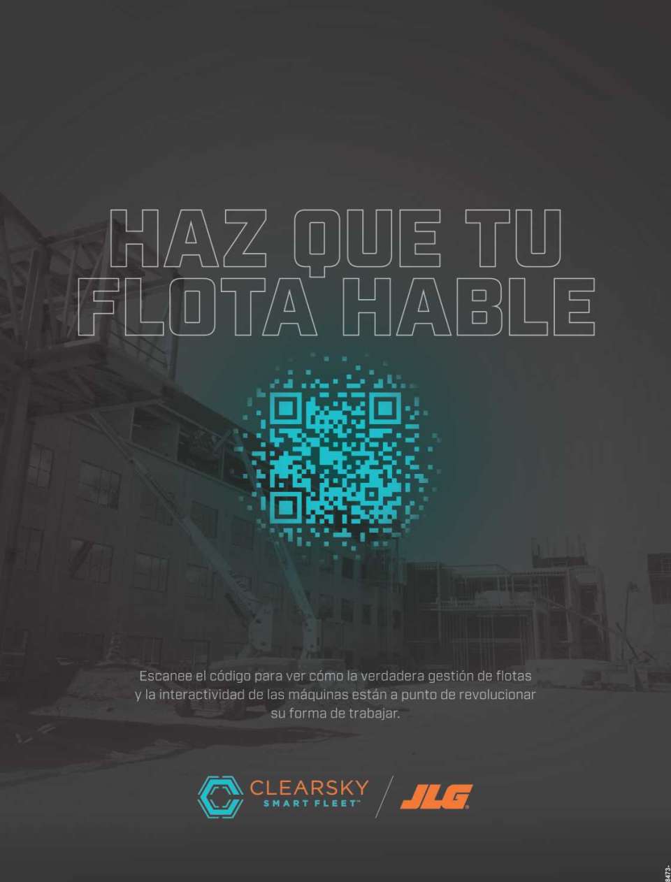 HAZ QUE TU FLOTA HABLE LA INTERACTIVIDAD BIDIRECCIONAL PARA LA FLOTA ES DE SERIE La interactividad de las maquinas estan a punto de revolucionar su forma de trabajar ClearSky Smart Fleet™. HAZ QUE TU FLOTA HABLE LA INTERACTIVIDAD BIDIRECCIONAL PARA LA FLOTA ES DE SERIE La interactividad de las maquinas estan a punto de revolucionar su forma de trabajar ClearSky Smart Fleet™.