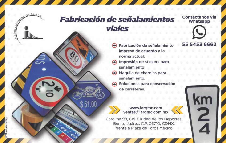 Fabricacion de señalamientos impresos de acuerdo a la norma actual, impresion de stickers para señalamiento vial, maquila de charolas para señalamientos, soluciones para conservacion de carreteras Fabricacion de señalamientos impresos de acuerdo a la norma actual, impresion de stickers para señalamiento vial, maquila de charolas para señalamientos, soluciones para conservacion de carreteras